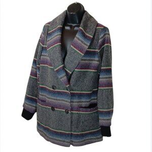 Steven Alan Woolrich double-breasted blanket jacket Size 10
